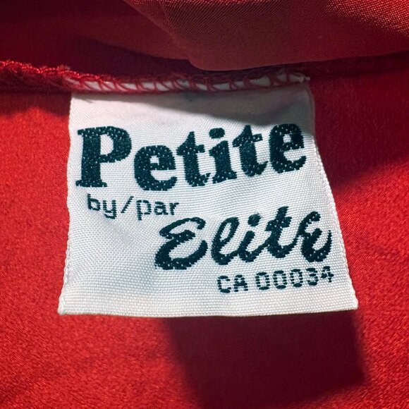 Candy Red vintage blouse L - Picture 2 of 5